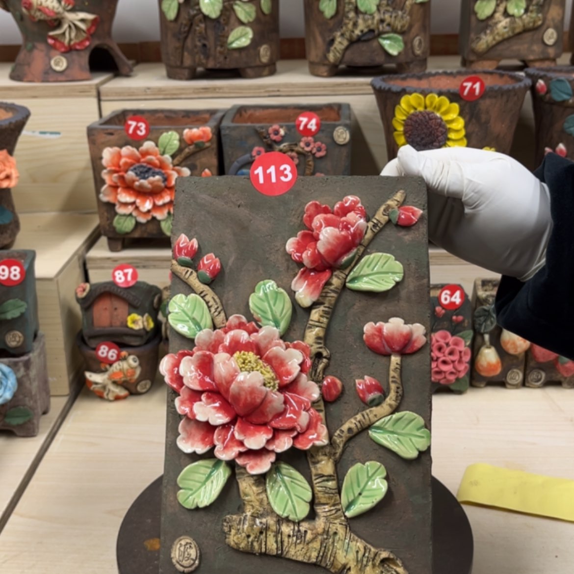 【闪购商品】紫砂花盆113号口径13×12.5外高22.5