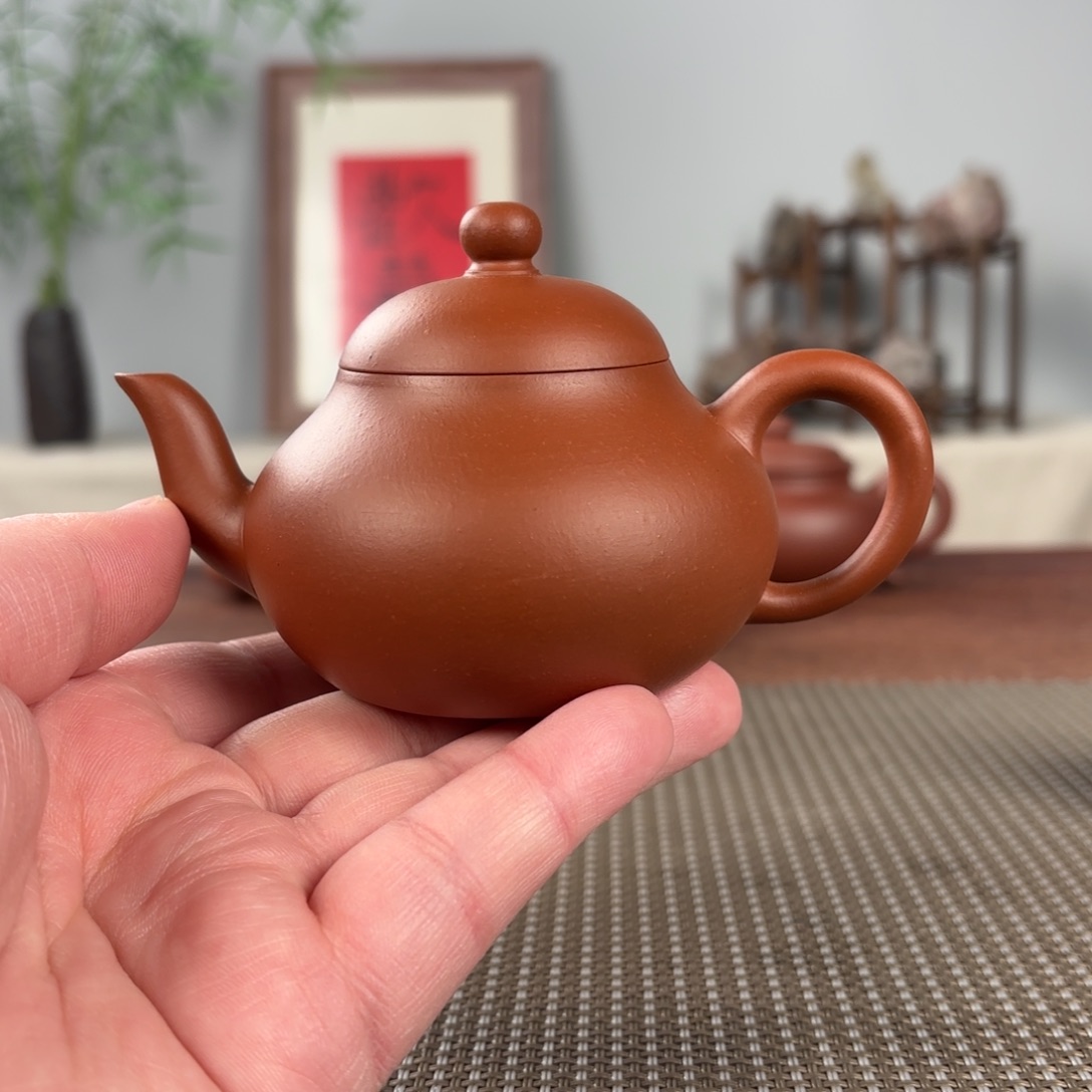 紫砂茶壶闭*！黄龙山原矿紫砂壶