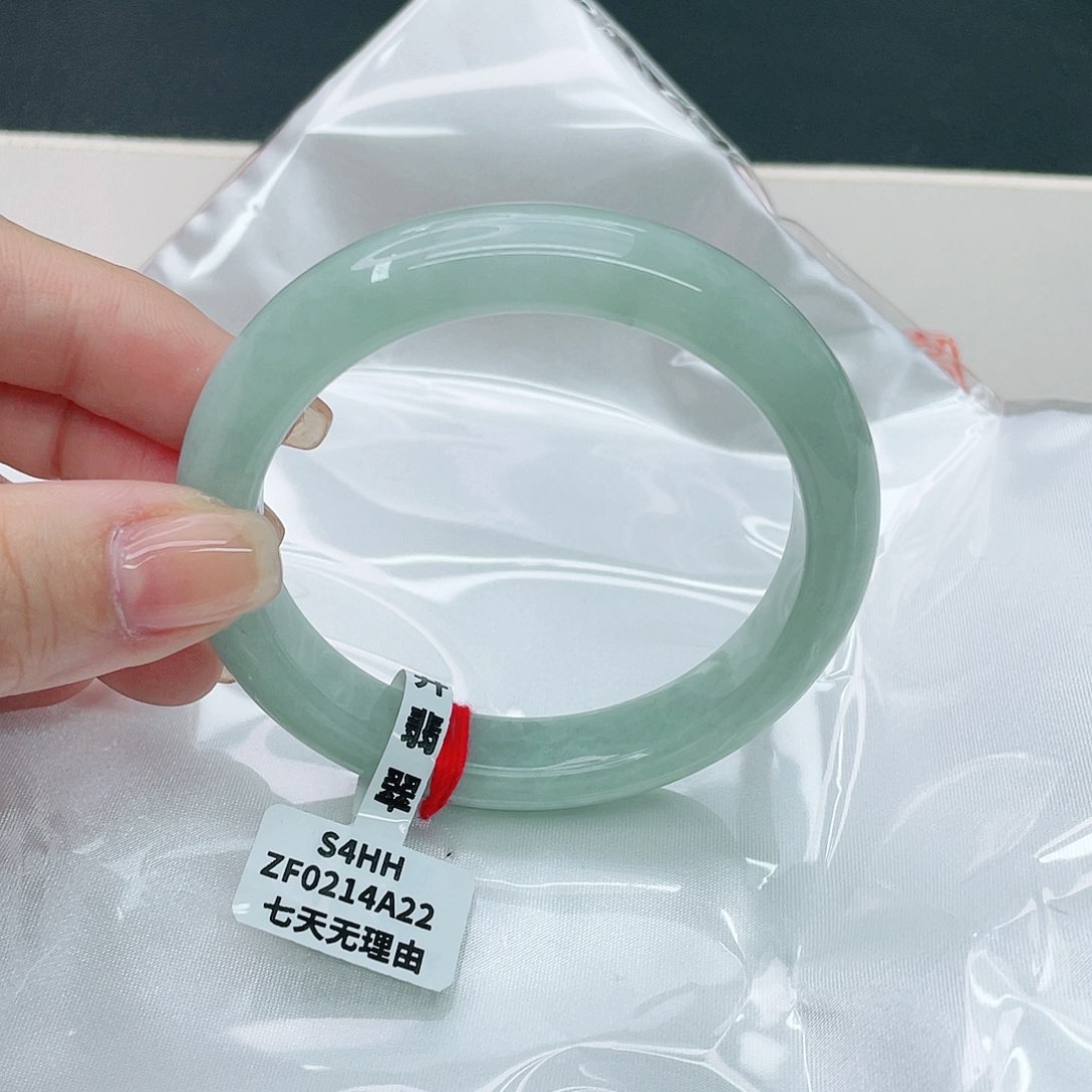 翡翠手镯未镶嵌正57.5