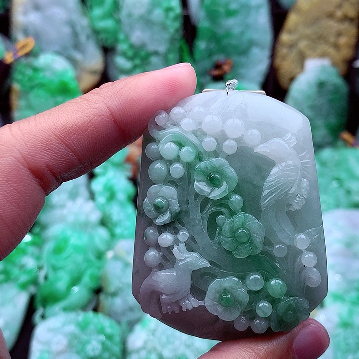 翡翠吊坠(不含链)未镶嵌