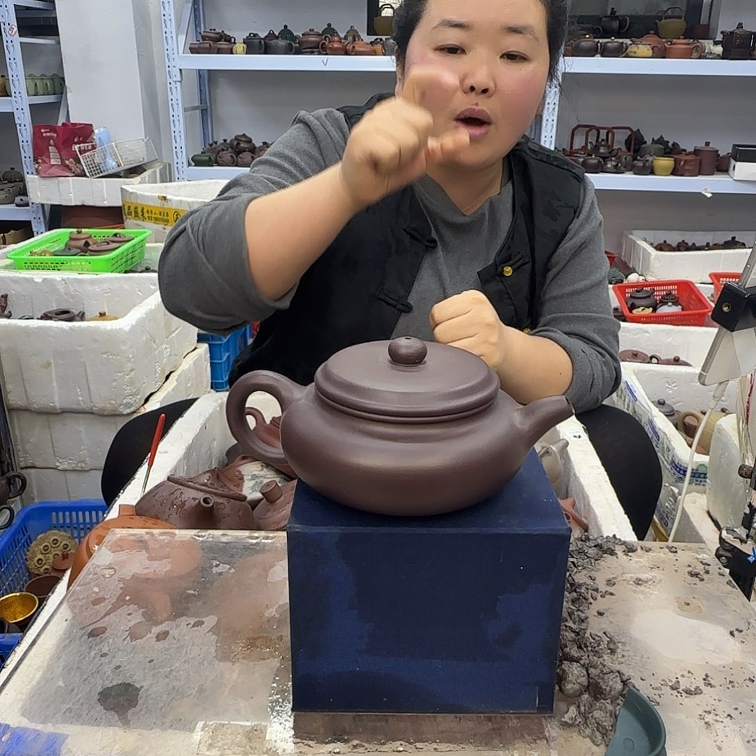 紫砂茶壶宜兴紫砂壶瑕疵处理