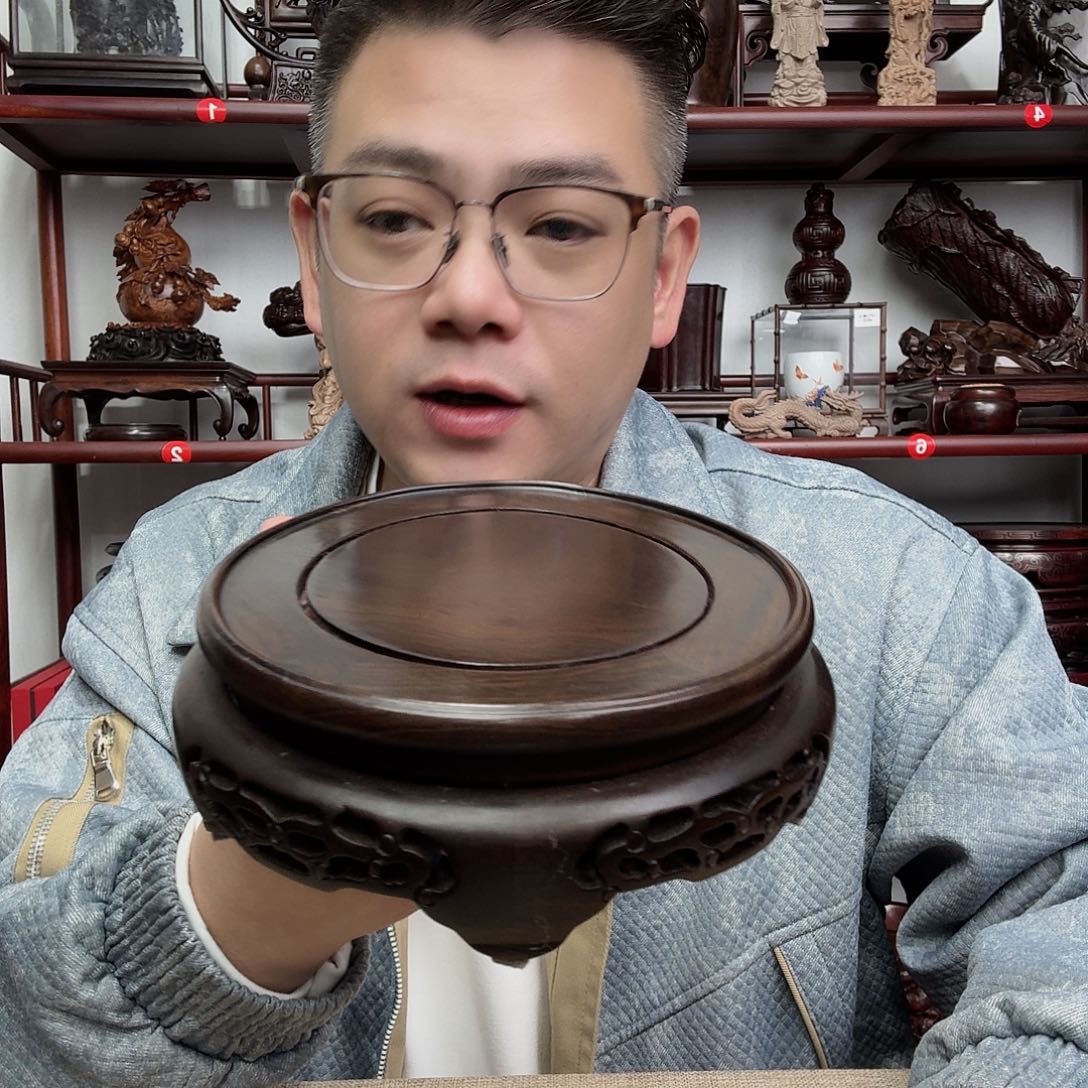 黑檀木工艺品底座