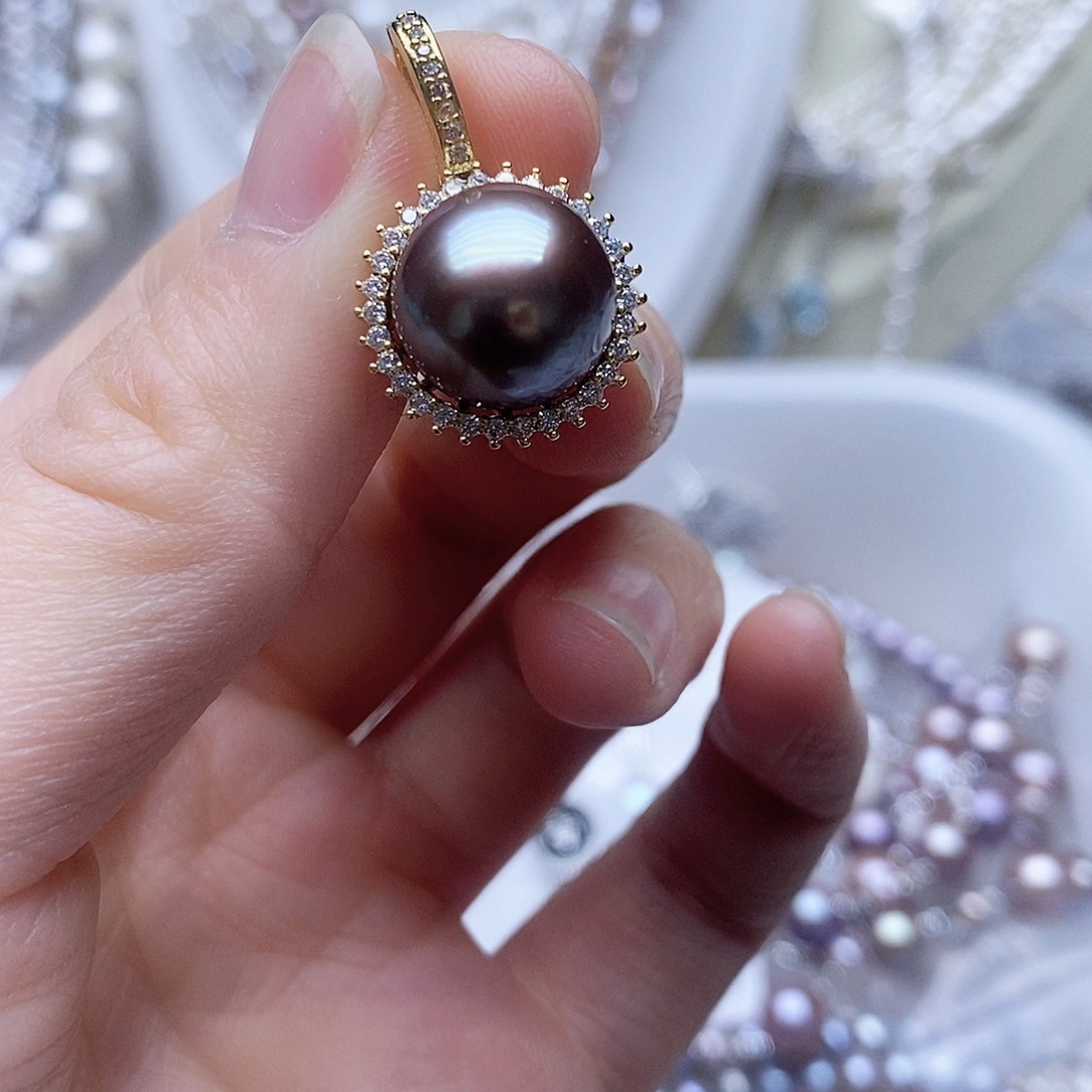 未镶嵌吊坠淡水珍珠