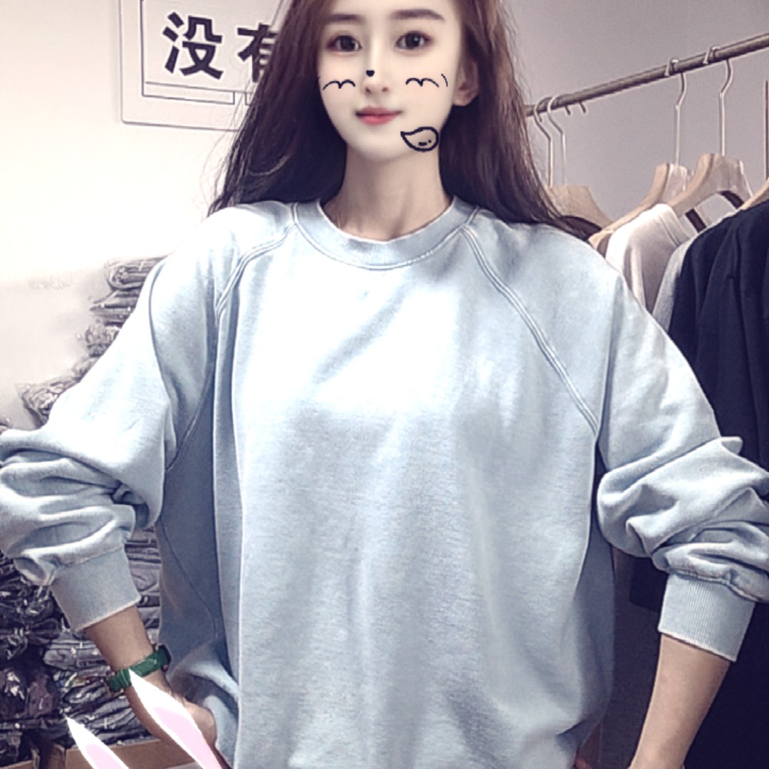 外贸休闲大板卫衣067