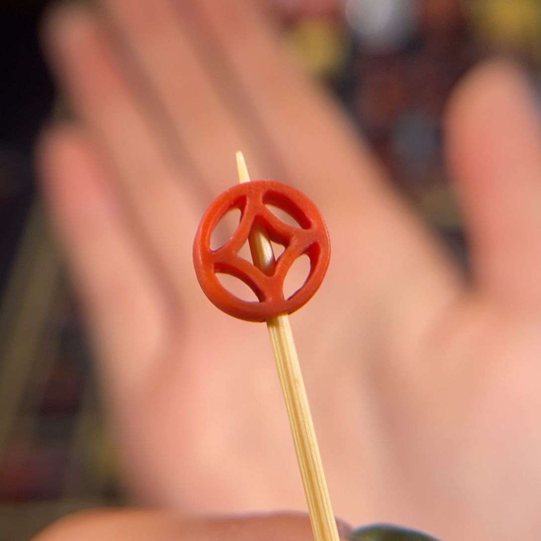 南红玛瑙老南红 钱币纹未镶嵌