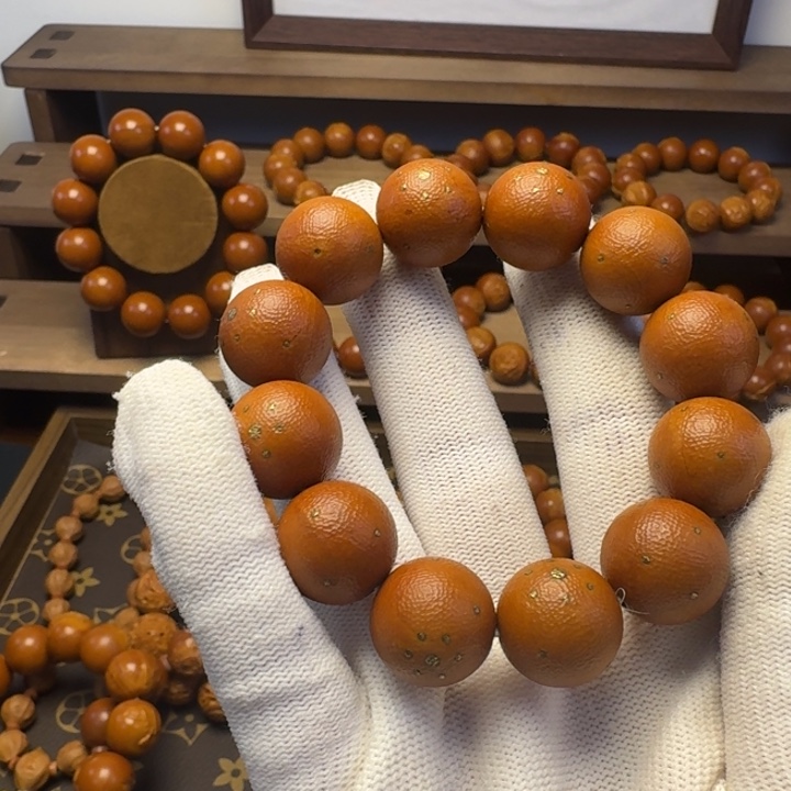 知***乐橄榄核手串1.8橘皮