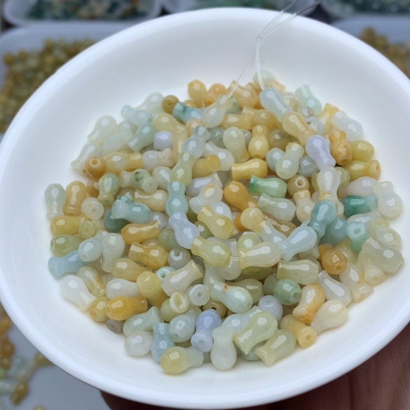 【闪购商品】翡翠手链未镶嵌卡5✖️8冰多宝花瓶50颗