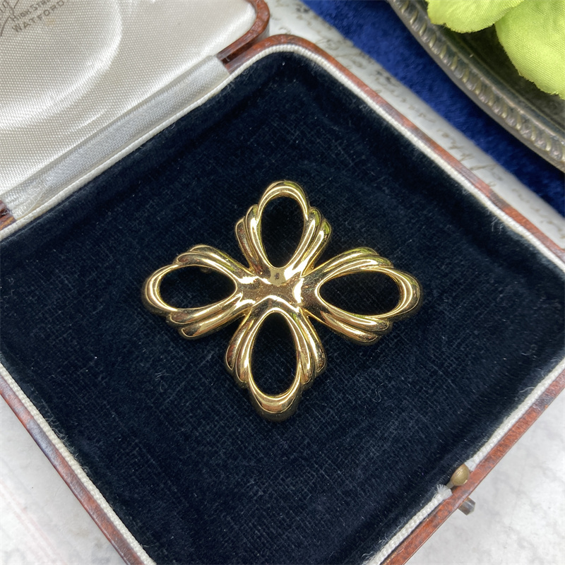 合金胸针 monet金色镂空十字胸针1-2【2071226-013】