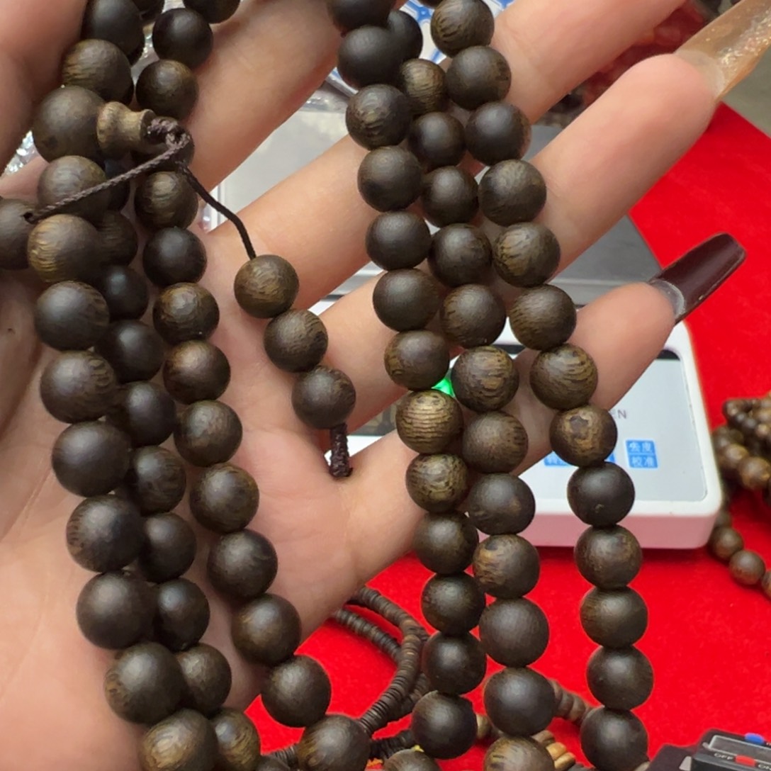 沉香沉香碎屑道*道奇楠沉香老料勺82