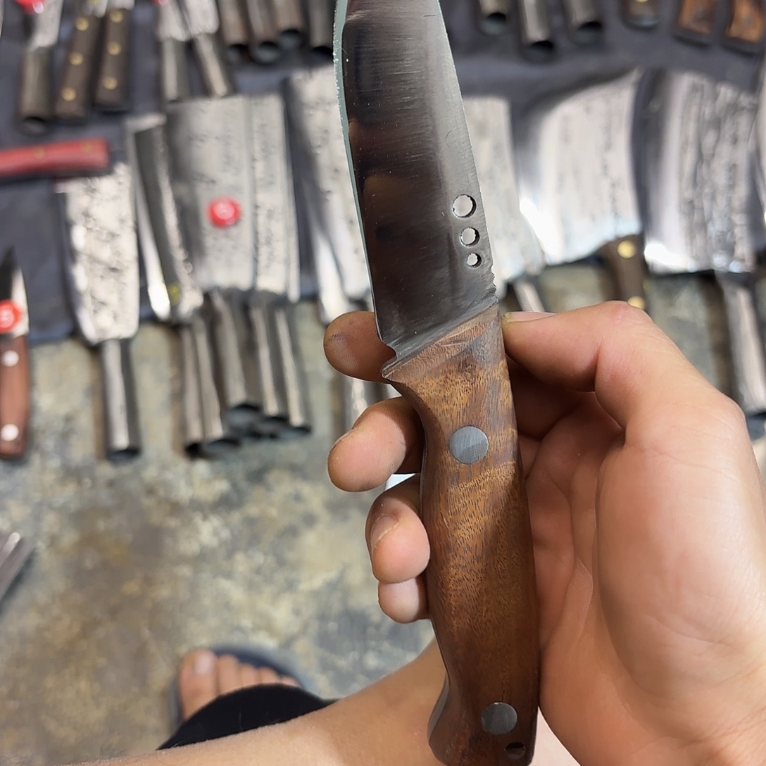 @***。高碳锰钢云南阿老表手工锻打刀