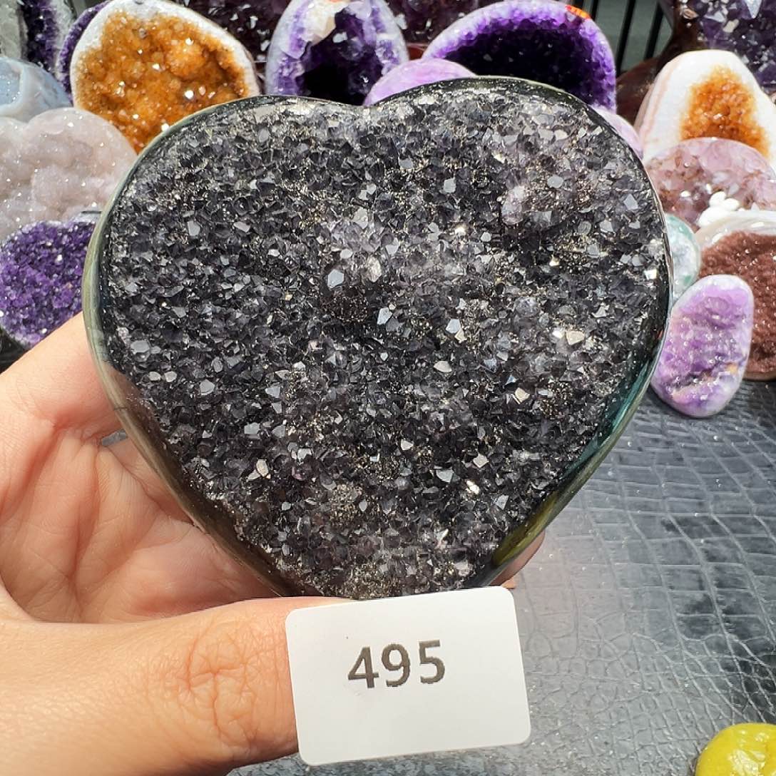 紫晶未镶嵌珠宝半成品