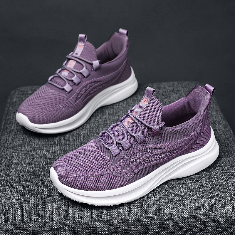 足力健运动鞋老人鞋旗舰正品妈妈鞋女士夏季透气网面中老年健步鞋