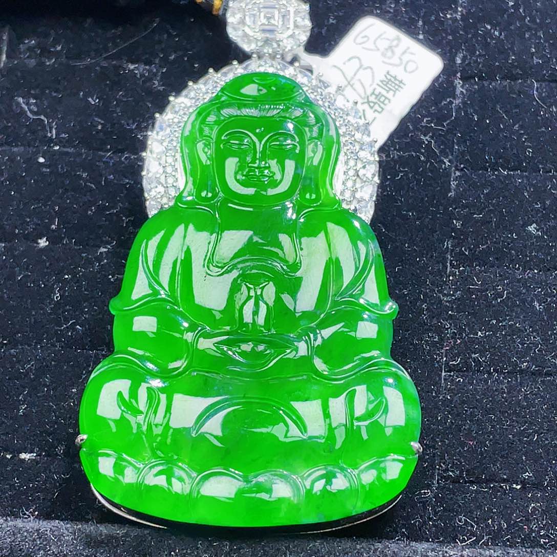 翡翠颈饰未镶嵌97，