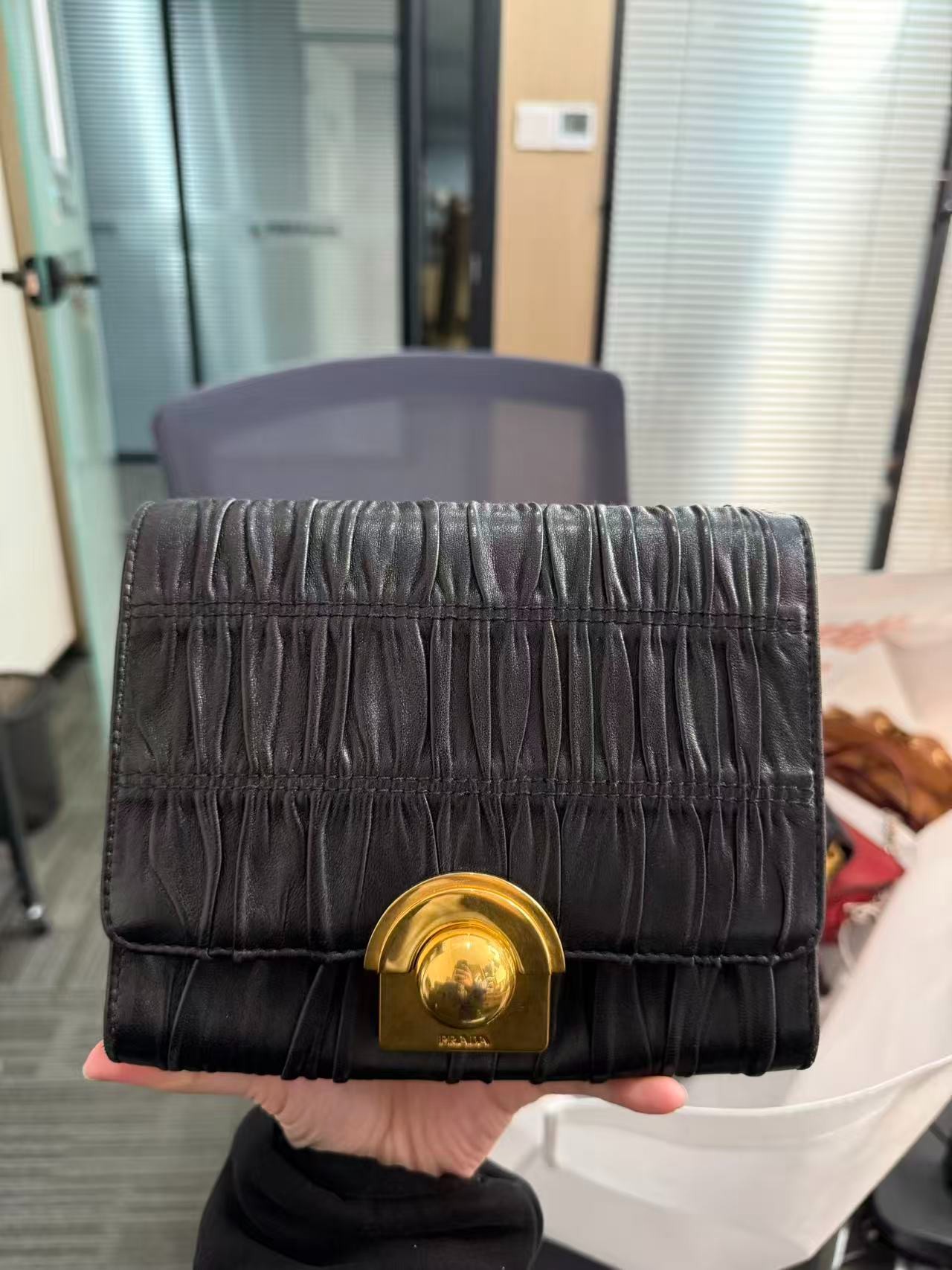 99新 Prada/普拉达 【TVB识货】普拉达链条包