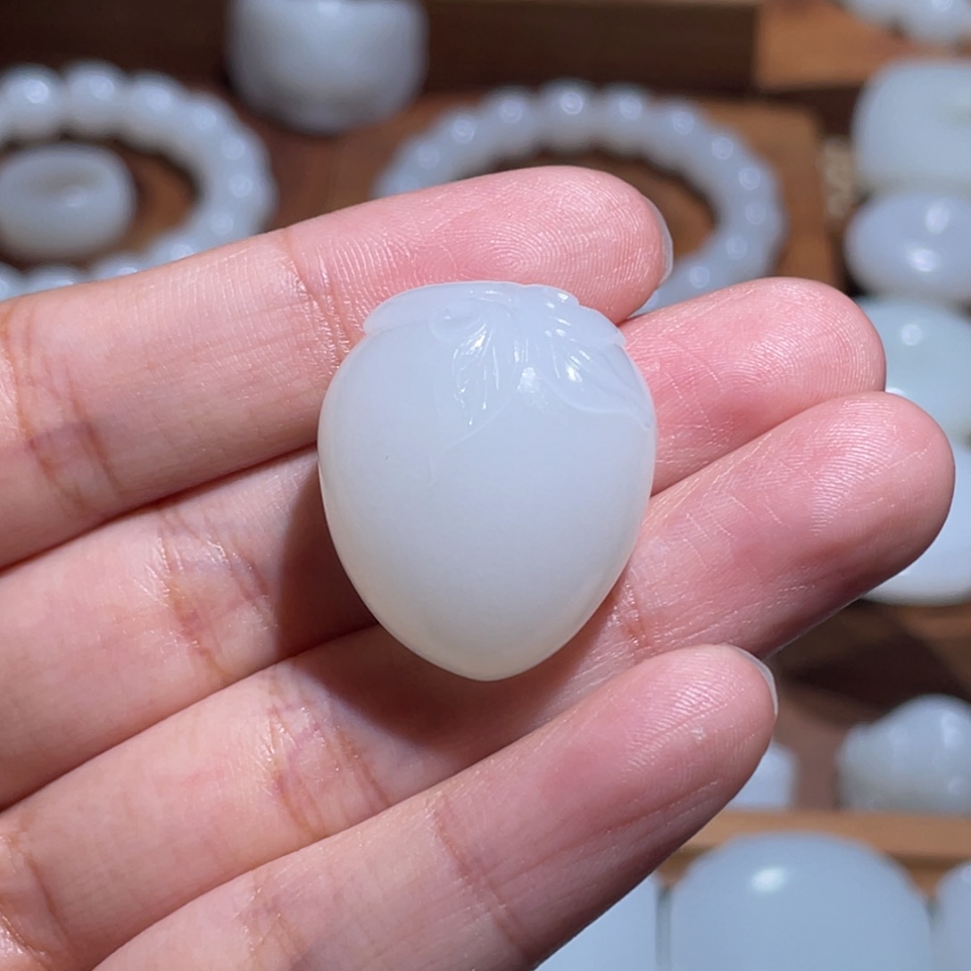 未镶嵌手链和田玉寿桃