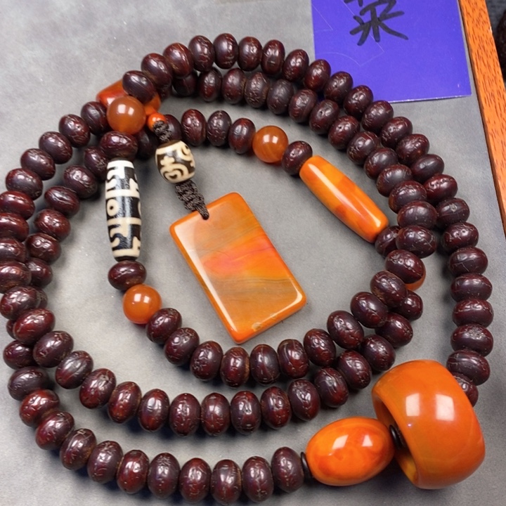 凤眼菩提吊坠凤眼