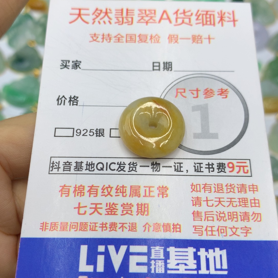 翡翠颈饰未镶嵌翡翠