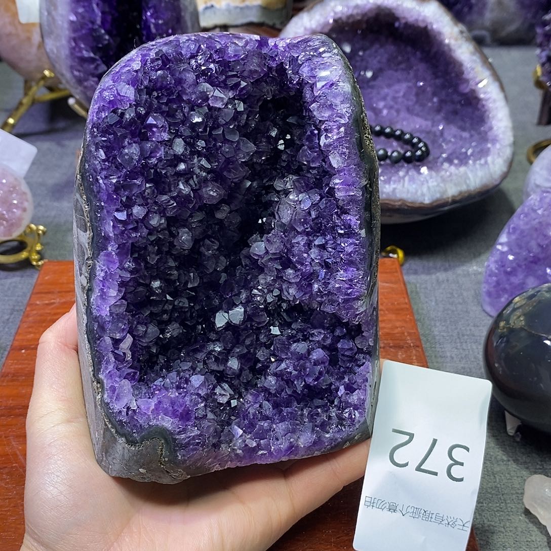 珠宝半成品紫晶未镶嵌