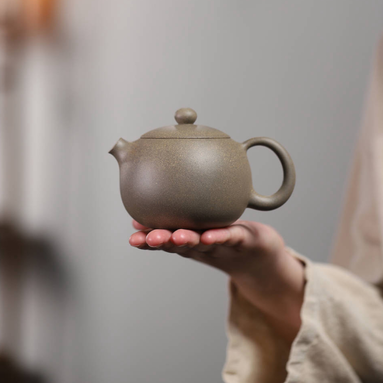 【美人西施】宜兴紫砂壶  青段  全手工制作  美人西施
