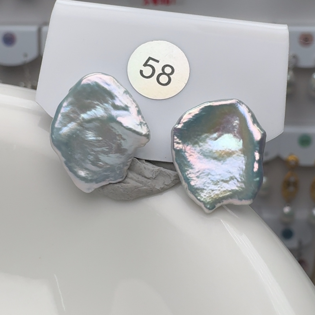 未镶嵌耳饰淡水珍珠