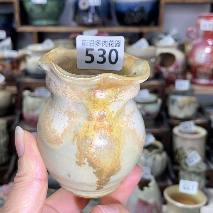 红陶内口径5高度8