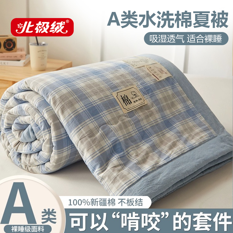 新疆棉花夏被空调被夏凉被纯棉被子春秋被棉絮非全棉被被芯可机洗