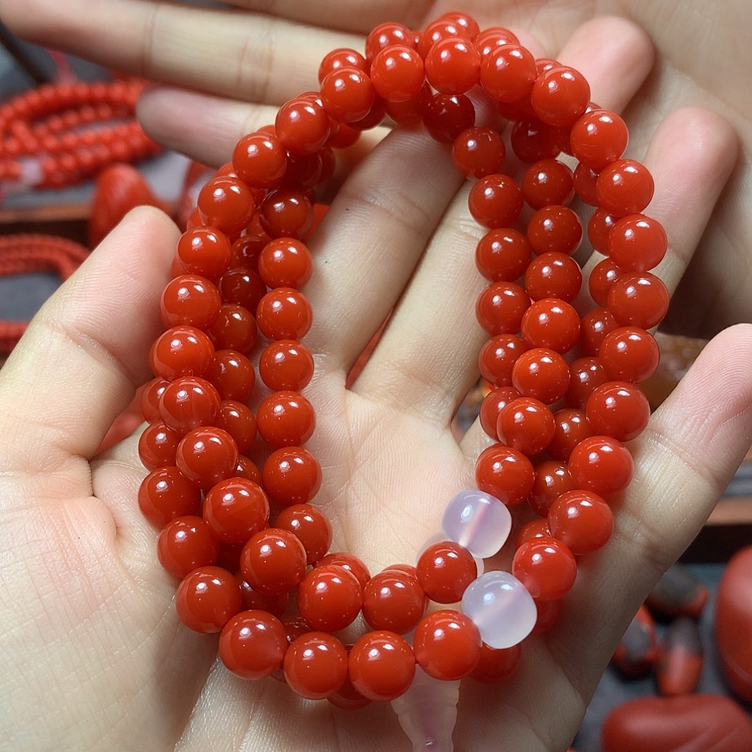 南红玛瑙1未镶嵌美**儿辣椒红108