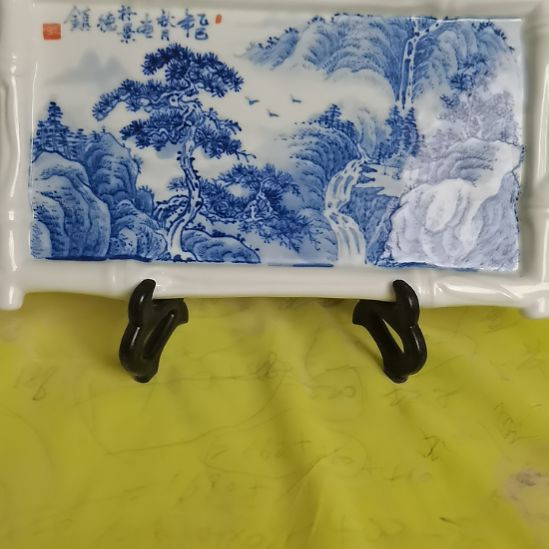 冰***泉陶景德镇釉下彩手绘釉下彩手绘