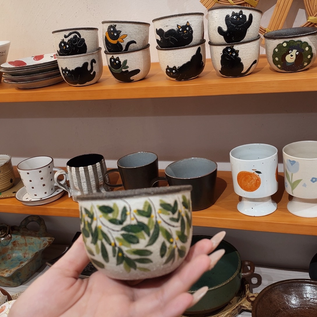 陶瓷双饮款小野杂货铺一个 