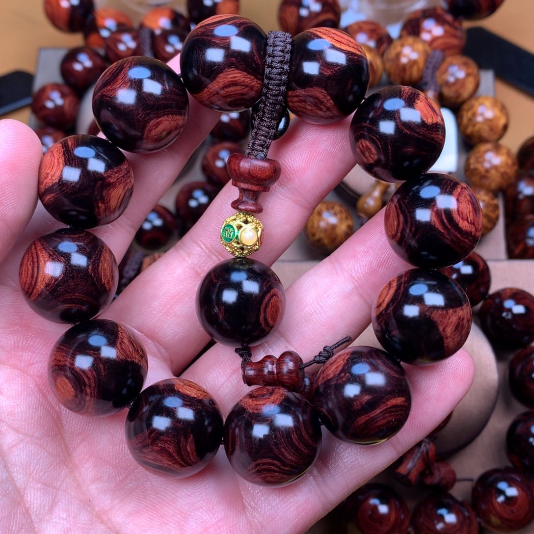 黄花梨/降香黄檀黄花梨手串2.0