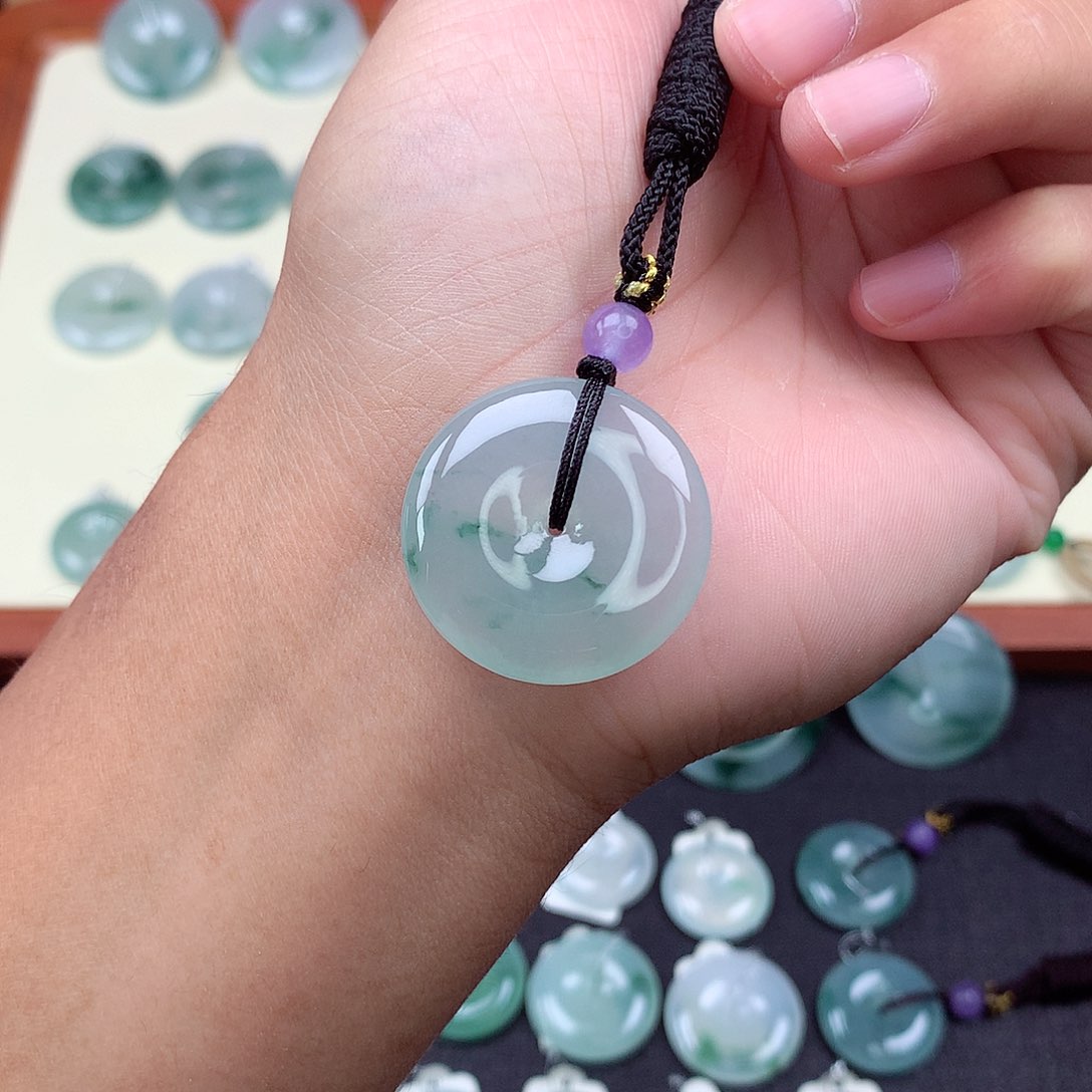 颈饰未镶嵌翡翠8 尺寸28.6-5.7