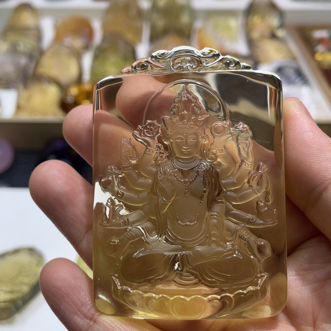 水晶颈饰未镶嵌不**世定制