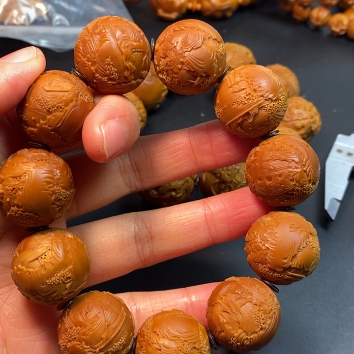 橄榄核手串/手链宇**霆风景手串
