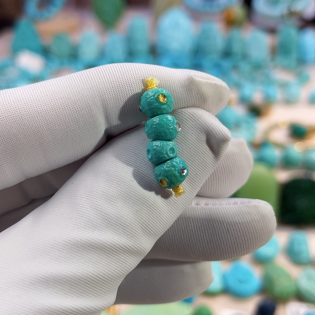 绿松石珠宝奇石未镶嵌