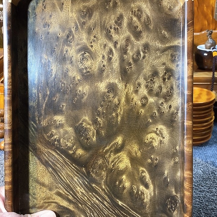 金丝楠阴沉木盘子