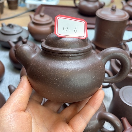 紫泥茶壶鹦*螺黄龙山原矿