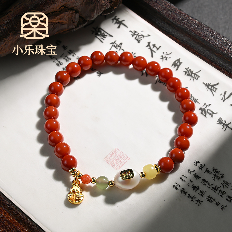 原创设计款红玛瑙手链多样性发一-11121