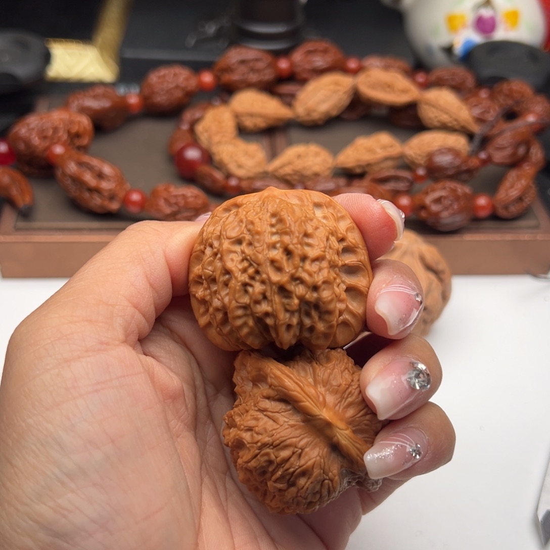 文玩核桃把件血麒麟41