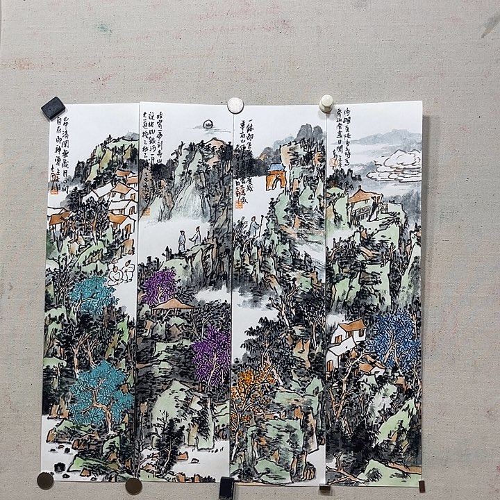 王***姜奇老师山水作品