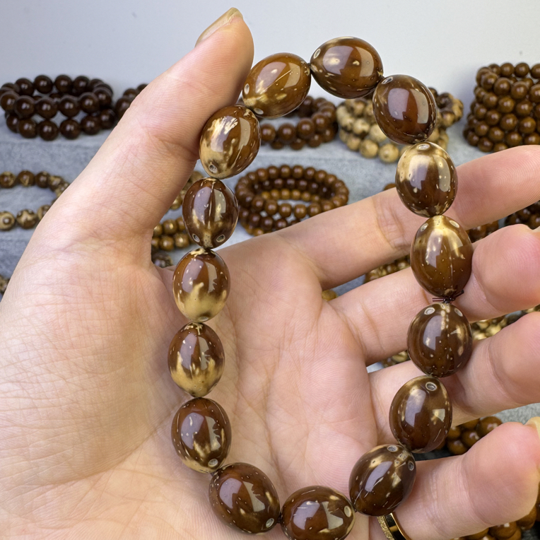 天然紫金鼠手串枣珠招财鼠手链花皮米珠菩提子文玩手持珠佛珠念珠