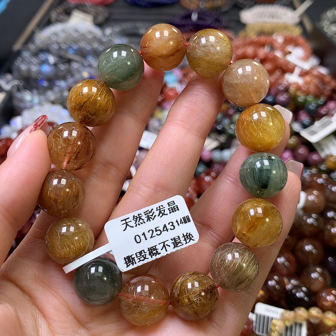 水晶手链未镶嵌，