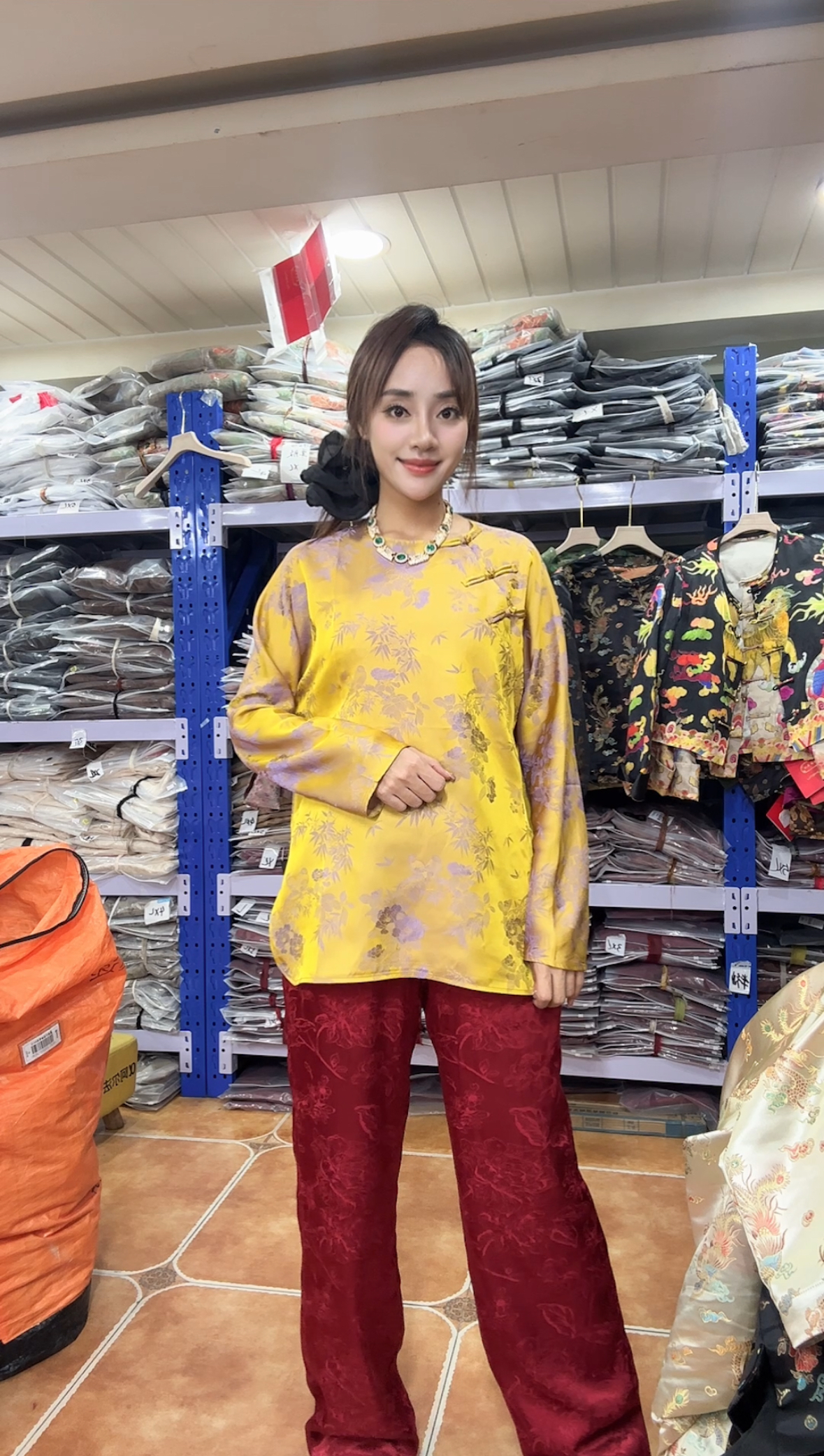 【一潮家】 中式国风气质高端时尚上衣 93080