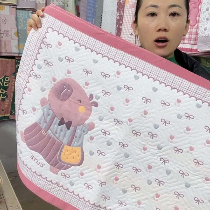 棉特价粉色快乐熊