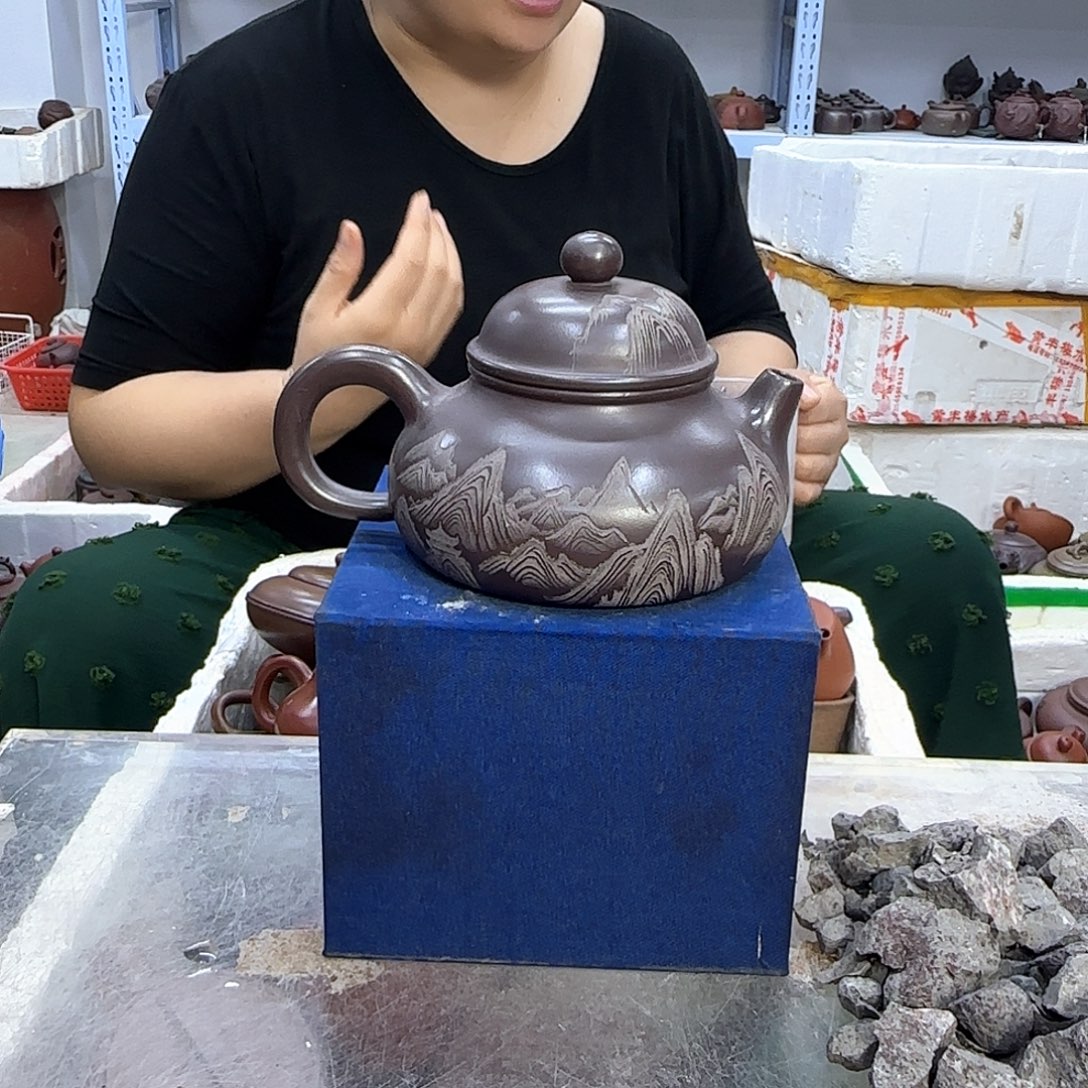 茶壶紫砂宜兴紫砂壶瑕疵