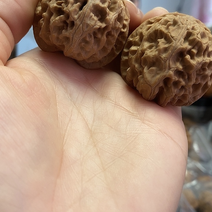 文玩核桃把件39苹果老树练手