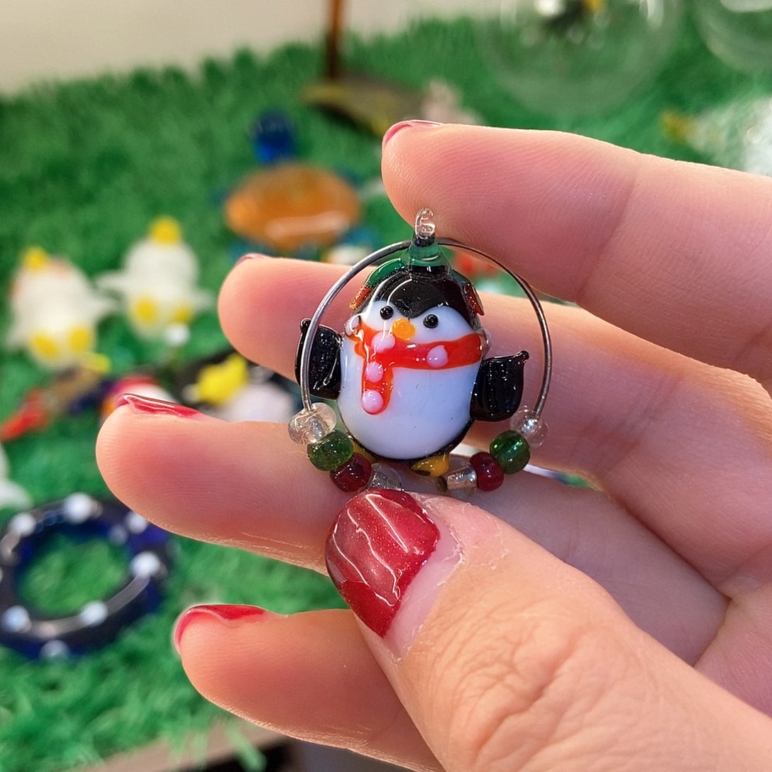 琉璃手工艺品企鹅