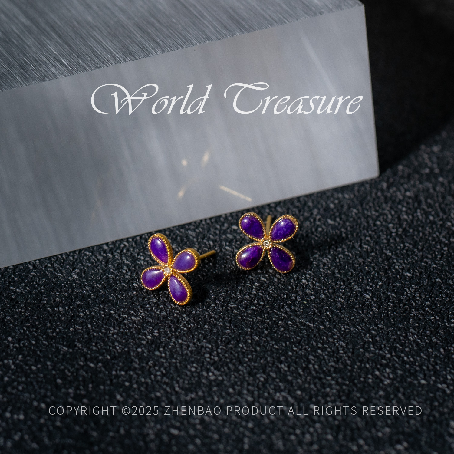 世间臻宝-四叶花丨舒俱来四叶草/多样性发一对/P10036/18/0