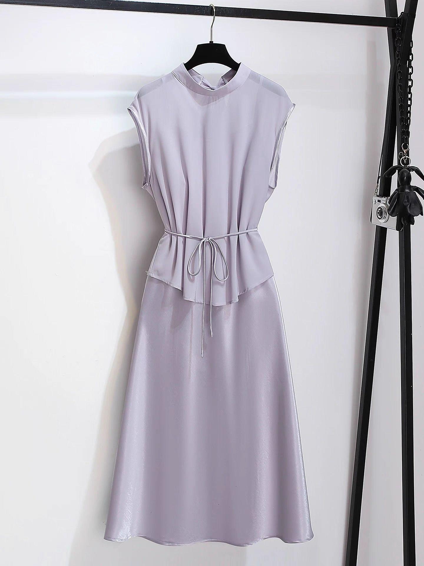 通勤极简风少女风法式时尚套装连衣裙女装athflow风1366