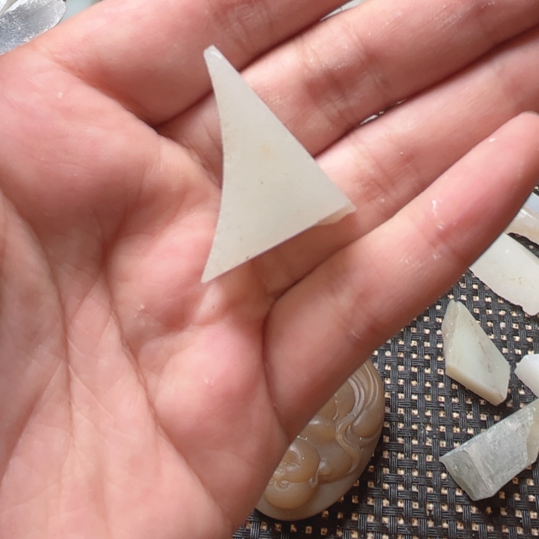 和田玉未镶嵌项链