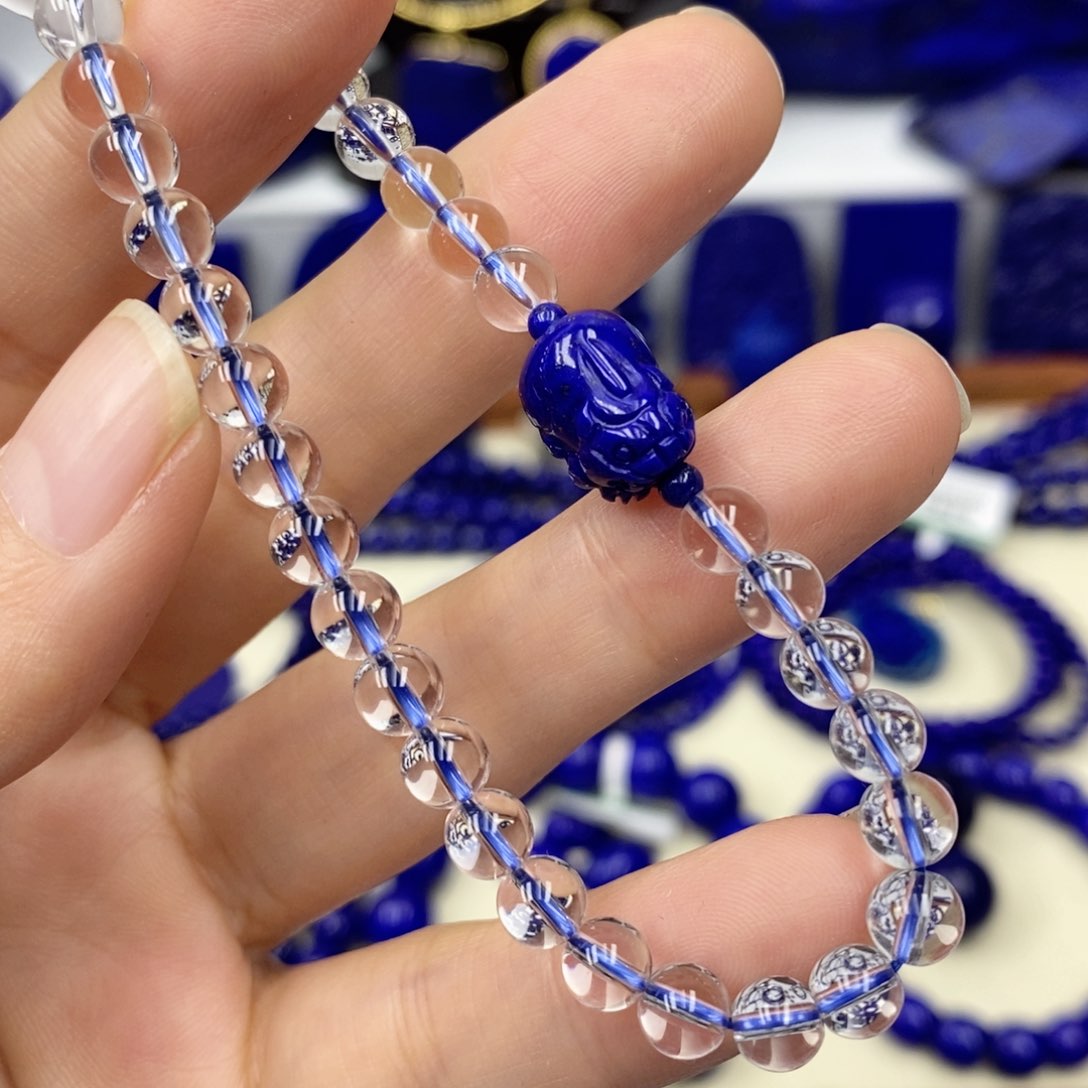 青金石手链未镶嵌